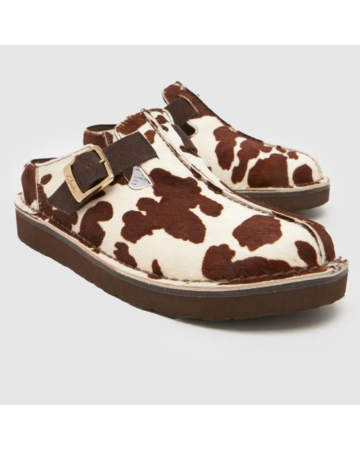 Clarks Brown Solsbury Mule Sandals