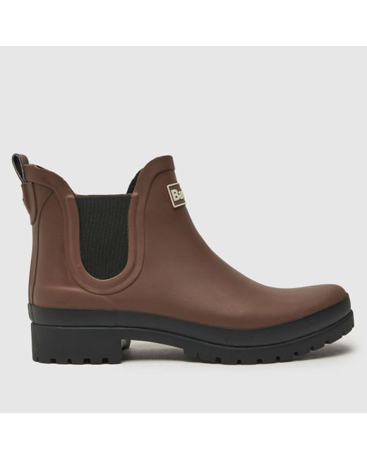 Barbour Brown Mallow Boots In