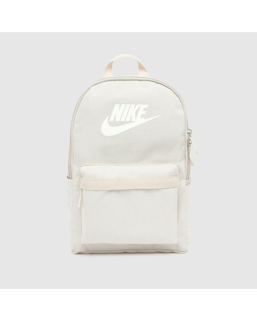 Nike White Heritage Backpack
