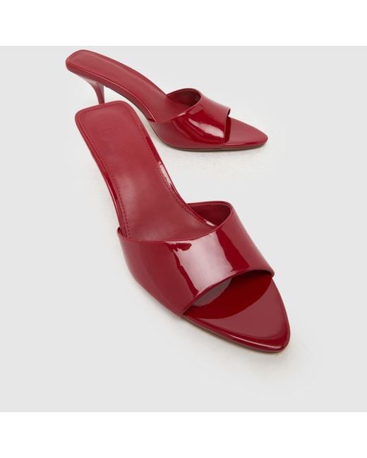 Schuh Red Sweet Point Mule High Heels