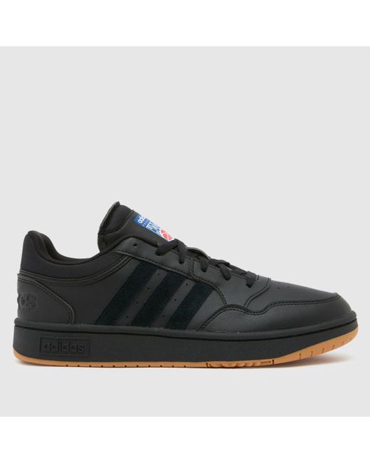 Adidas Black Hoops 3.0 Trainers In for men