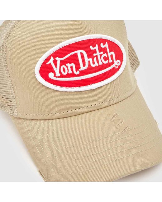 Von Dutch Pink Distressed Trucker Cap