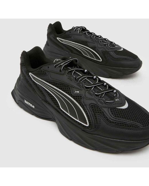 PUMA Black Fade Nitro Trainers for men