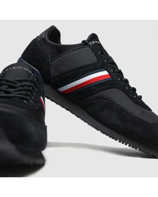 tommy hilfiger black tj iconic sock runner trainers