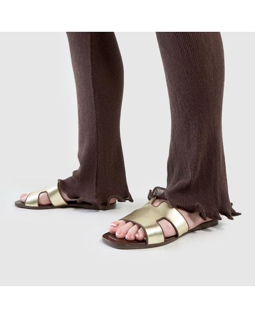 Schuh Brown Tandra Mule Sandals