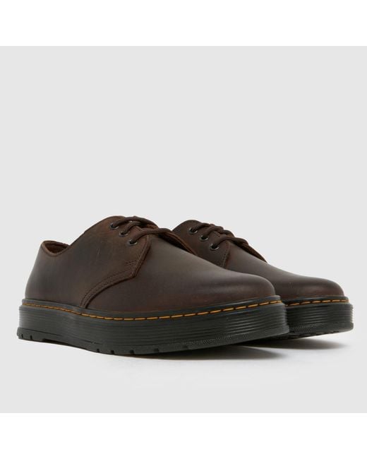 Dr. Martens Brown Brookline Lo Shoes for men