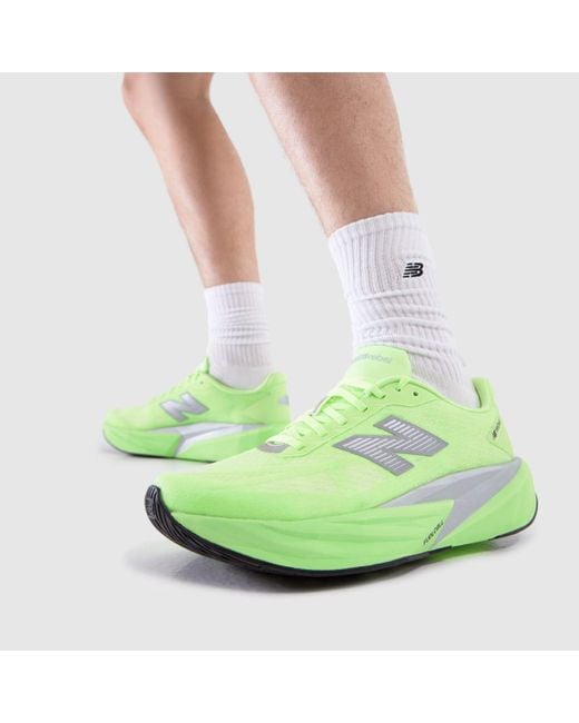 New Balance Green Fuelcell Rebel V5 Trainers for men