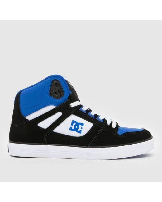 Dc Blue Pure High Top Wc Trainers for men
