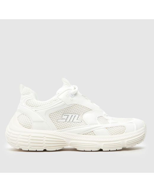 Steve Madden White Power 1 Trainers
