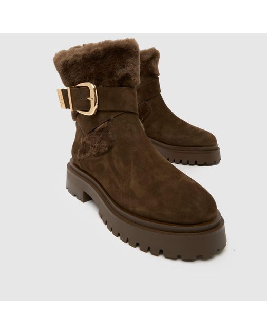 Steve Madden Brown Lodge Cozy Boots