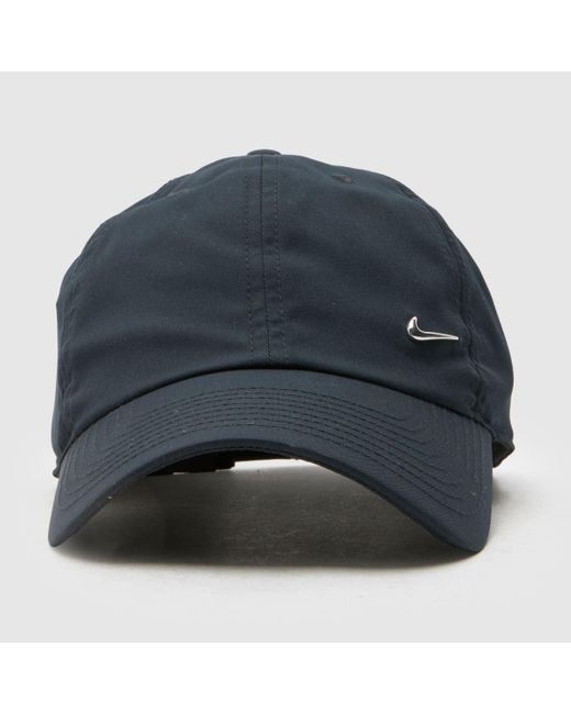 Nike Blue Unstructured Metal Swoosh Cap