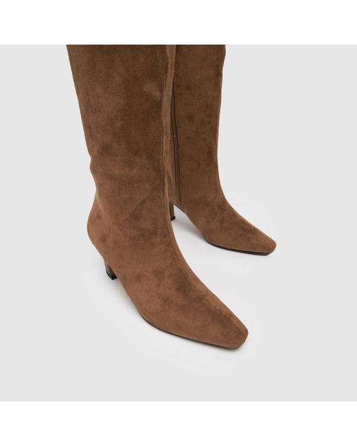 Schuh Brown Delia Knee High Boots