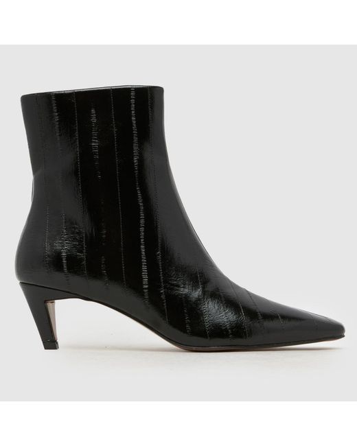 Schuh Black Brooklyn Kitten Heel Boots