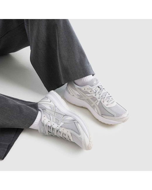 Asics White Jog 100S Trainers