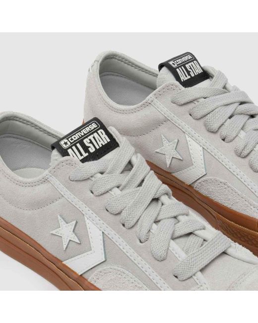 Converse White Star Player 76 Trainers In