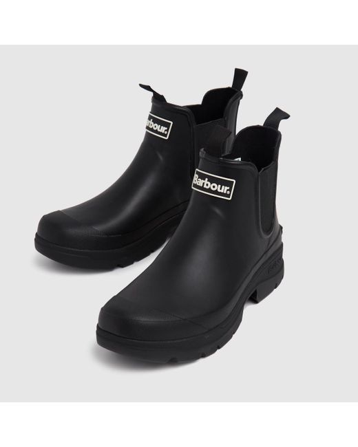 Barbour Black Nimbus Boots, Size: 9 (Eu 43) for men