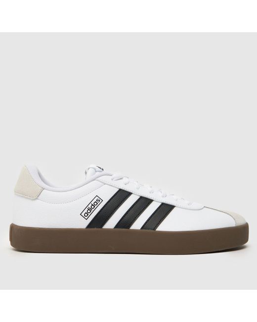 Adidas White Vl Court3.0 Trainers In for men
