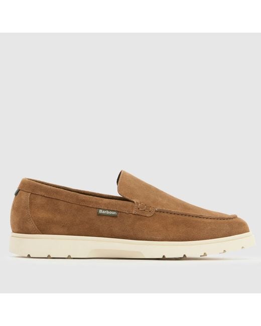 Barbour Brown Carty Loafer Shoes for men