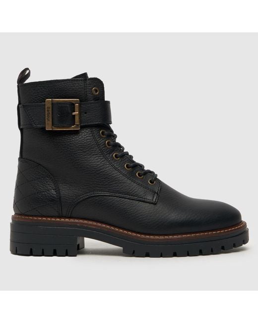 Barbour Black Heidi Lace Boots