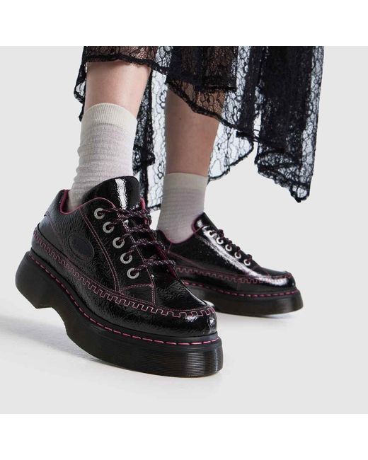 Dr. Martens Black Buzz Flats
