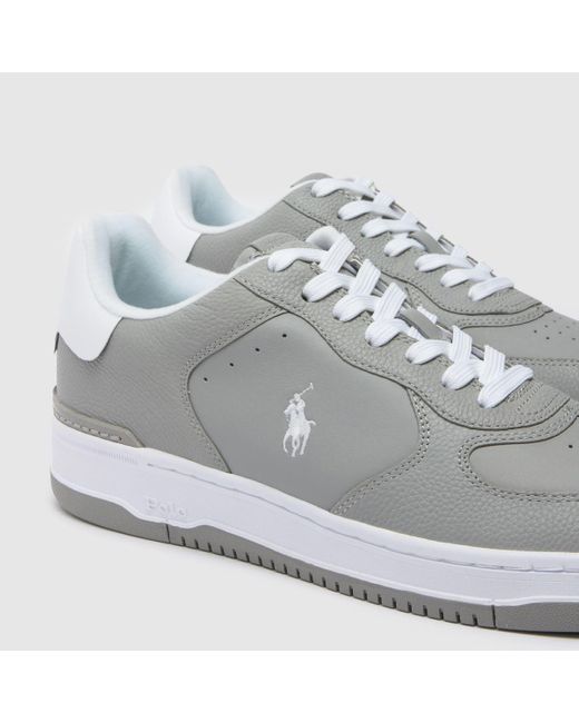 Polo Ralph Lauren Gray Masters Court Trainers In for men