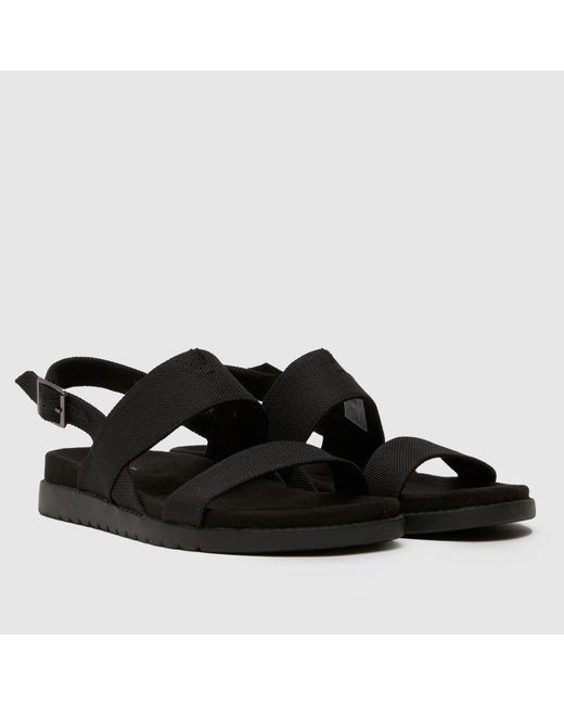 TOMS Black Marin Sandals