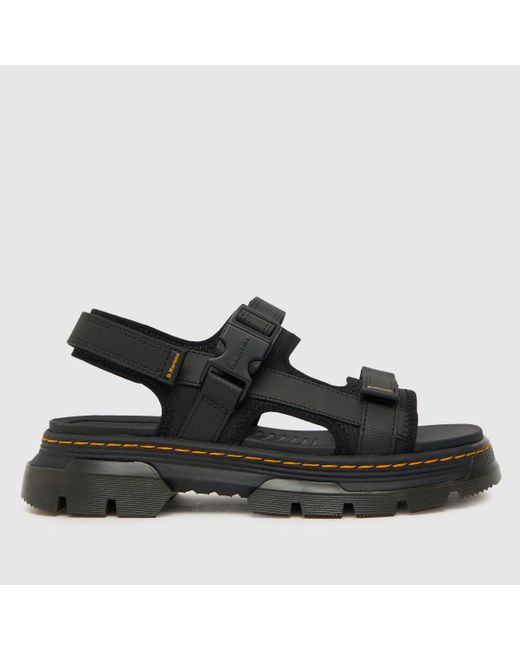 Dr. Martens Black Forster Sandals In