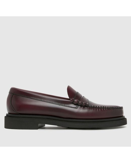 G.H.BASS Brown Weejun Larson Penny Loafer Shoes for men