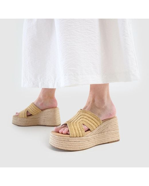 Schuh Natural Valeta Wedge Sandals