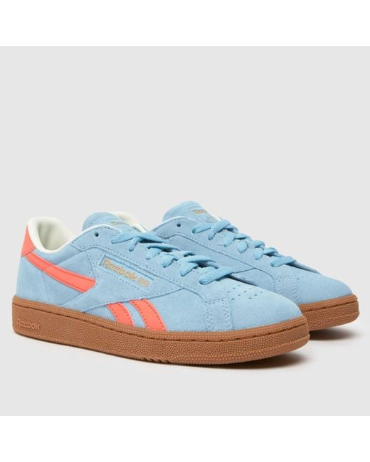 Reebok Blue Club C Grounds Trainers In