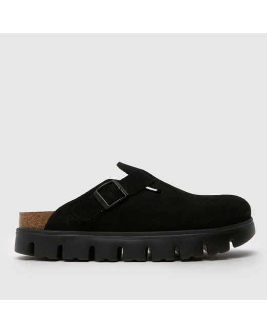 Birkenstock Black Boston Chunky Narrow Fit Clog Sandals