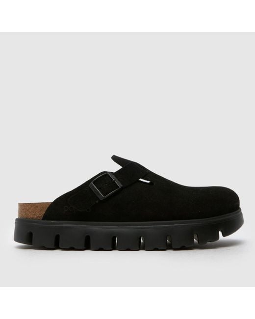 Birkenstock Black Boston Chunky Clog Sandals