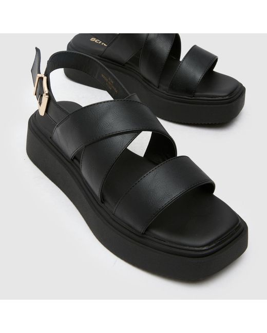 Schuh Black Tamia Platform Sandals