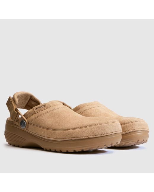 CROCSTM Natural Classic Crafted Clog Sandals