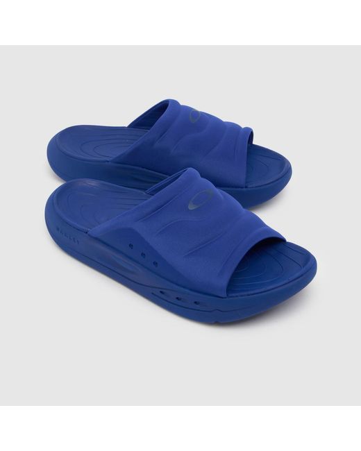 Oakley Blue Studio Slide Sandals for men