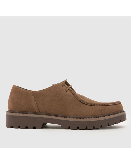 Schuh Brown Price Apron Lace Up Shoes for men