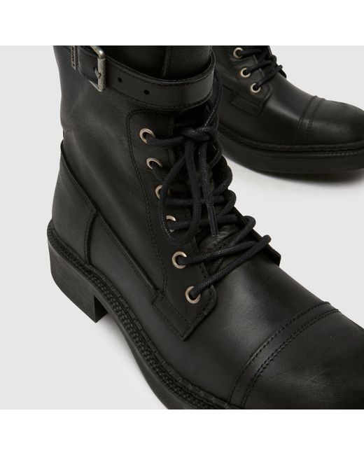 Steve Madden Black Rox Boots