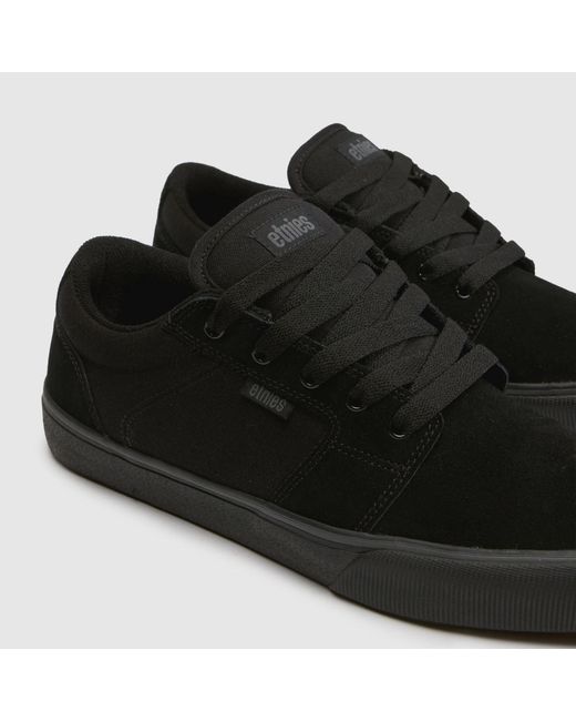 Etnies Black Barge Ls Trainers for men