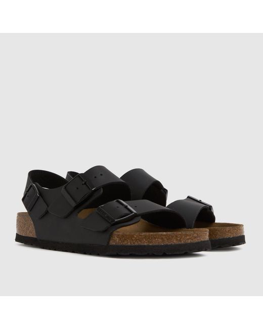 Birkenstock Black Milano Sandals, Size: 12 (Eu 46) for men