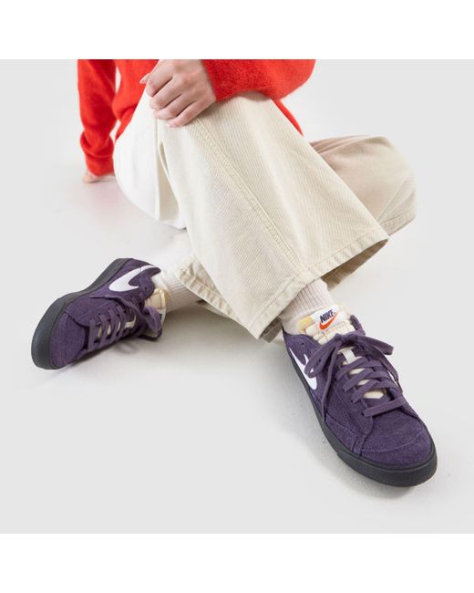 Nike Blue Blazer Low 77 Vintage Trainers