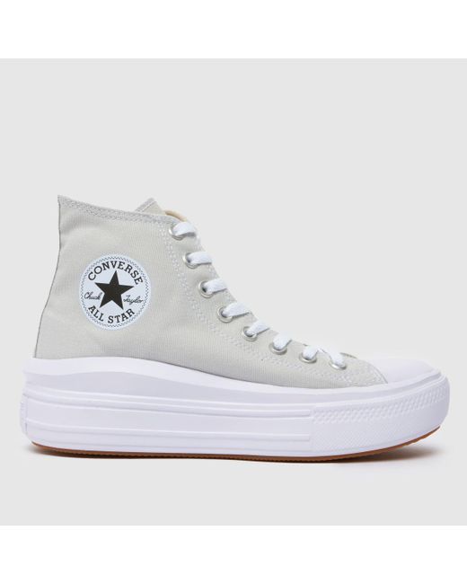 Converse White All Star Move Trainers In
