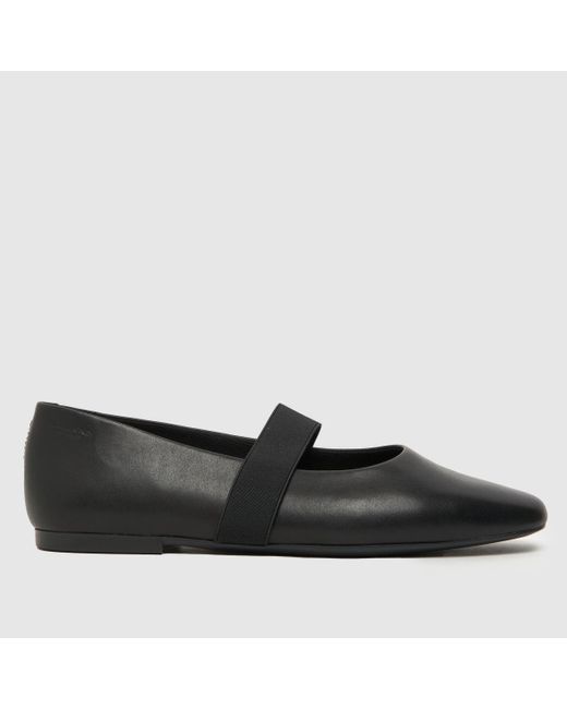 Vagabond Black Shoemakers Jolin Ballet Flat Shoes In