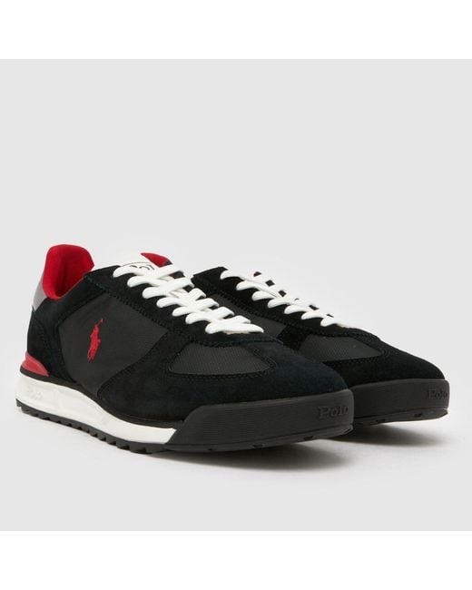 Polo Ralph Lauren Black Varick Trainers for men