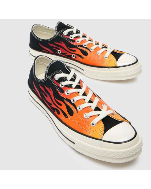 Converse Red Chuck 70 Ox Flames Trainers In for men