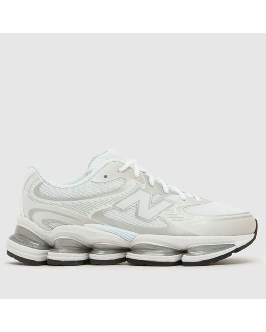 New Balance White Abzorb 2000 Trainers