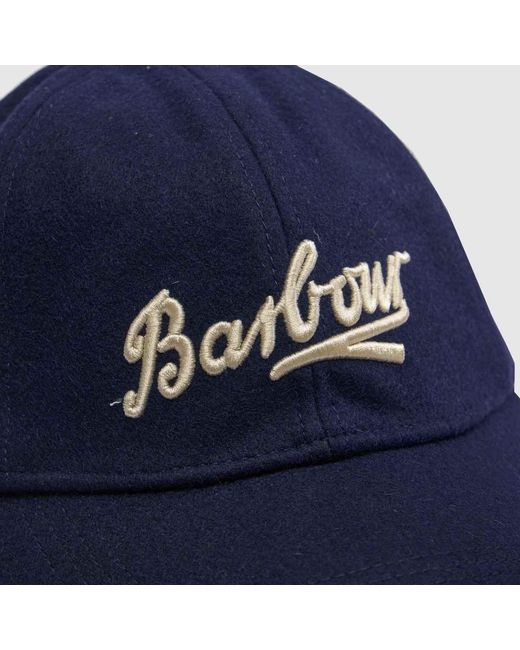 Barbour Blue Bowery Script Cap