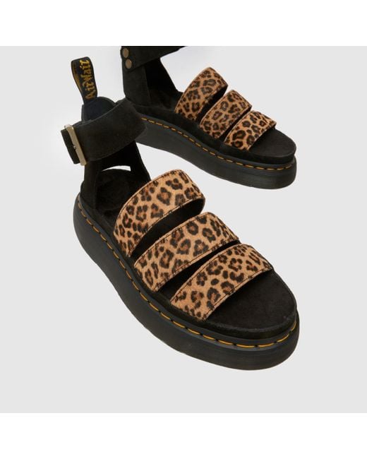 Dr. Martens Black Clarissa Sandals