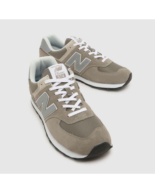 New Balance Gray 574 Trainers for men