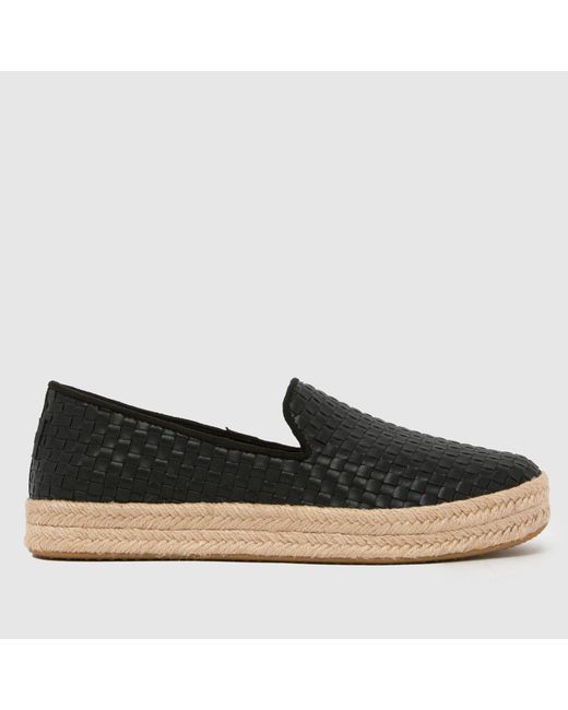 TOMS Black Carolina Espadrille Flats