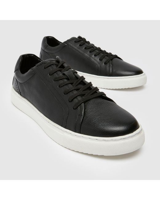Schuh Black Whit Casual Trainers for men